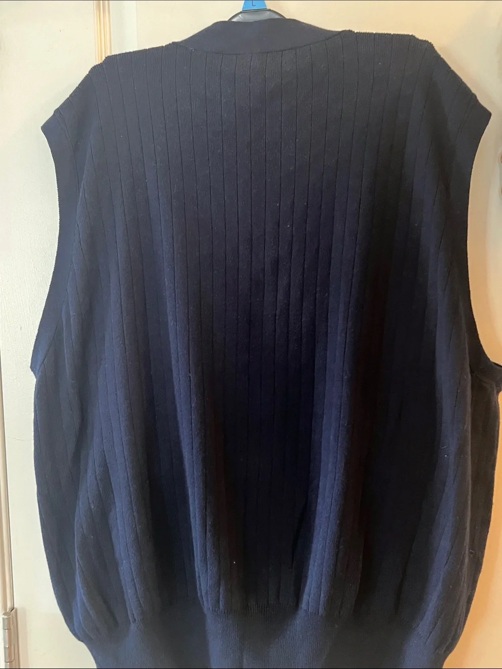 Vintage Ralph Lauren Polo Golf Navy Ribbed Knit Sweater Vest